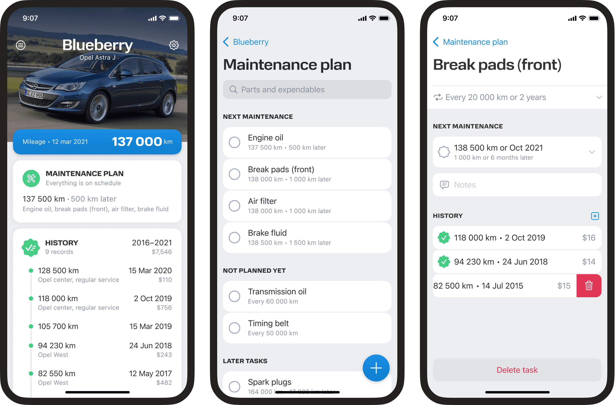 Automate, приложение по уходу за автомобилем